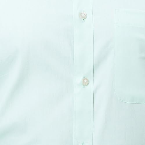 Image of Raymond Men Slim Fit Structure Pattern Pure Cotton Semi Cutaway Collar Full Sleeve Formal Shirt