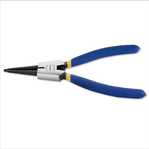 Image of 7 inch External Snap Ring Pliers with Straight Jaw, Cr-V Steel | Circlip Pliers for Retaining Ring Removal and Installation