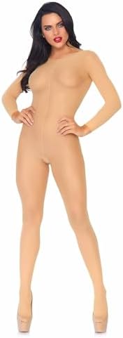Leg Avenue Women's Sheer Long Sleeved Bodystocking