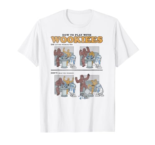 T-shirt Star Wars Wookies cadeau d'anniversaire idéal pour collectionneur et fan