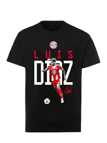 FC Bayern Munich I T-Shirt Luis Díaz I Enfants I Noir I 164