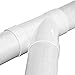 NDS 4P08C X Hub PVC S&D 45° Wye, 4 in, 1 Count (Pack of 1), White