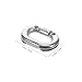ABOOFAN Heavy Duty Stainless Steel Chain Link Connector Openable Quick Connect Coupler for Reliable Secure Fastening and Easy Releasing in Industrial and Outdoor Use