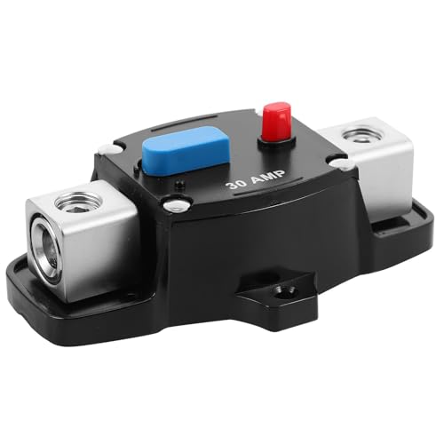 Proteccion del sistema solar y audio radio con disyuntor portafusibles de 30a HEMOTON