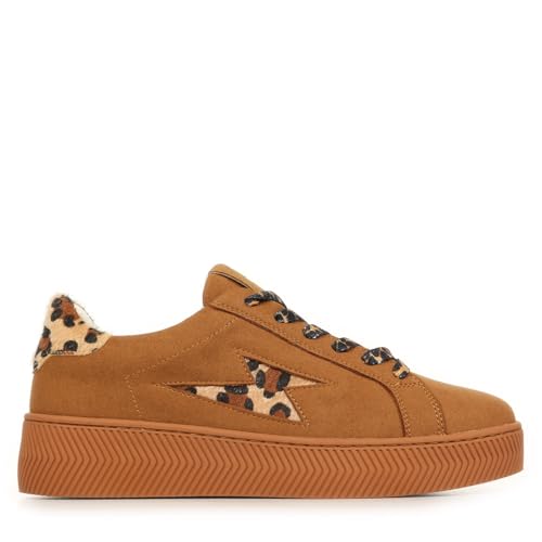 Baskets Vanessa Wu BK2810 camel pour femme | Chaussures casual