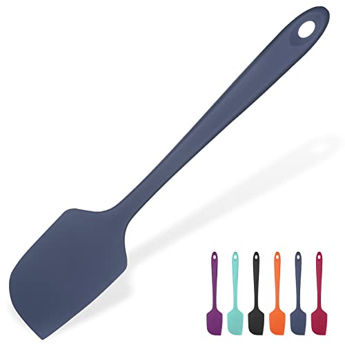 Image of U-Taste 14in Extra Large Silicone Spatula, 600F Heat Proof, Midnight Blue