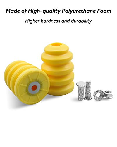 Image of 2Pcs Rear Bump Stops, Axle Jounce Bumpers Fit for Chevy Silverado 1500