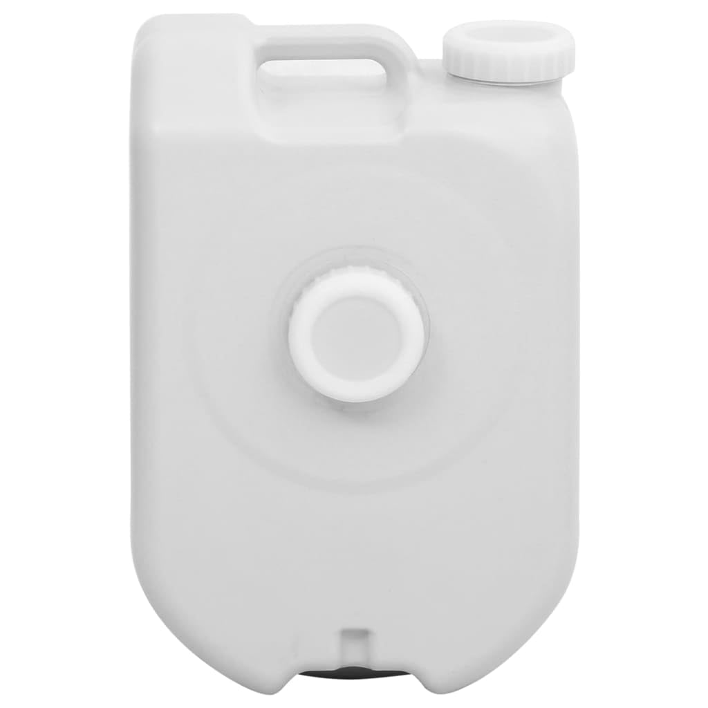 Tragbarer Wassertank 24 L Grau aus HDPE für Wohnwagen und Wohnmobil, robuster Camping Wasserbehälter mit Griff, für Toilette Waschbecken und Spülen bei Outdoor Reise und Notfall