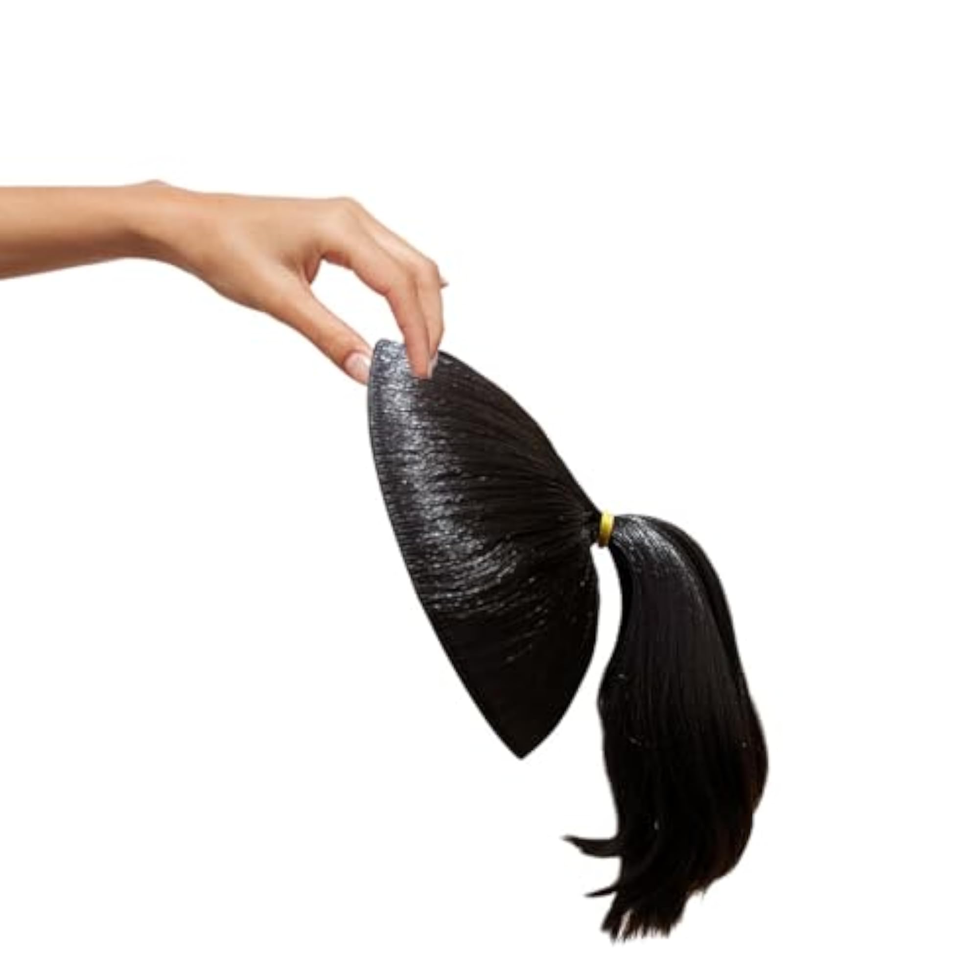 Ponytail Ball Head Wig Wrapped Hair Magic Device, Brown