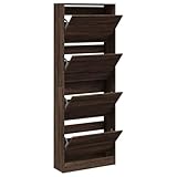 Este mueble zapatero es una excelente opción para guardar los zapatos de forma organizada, especialmente en espacios reducidos y estrechos gracias a su diseño compacto.