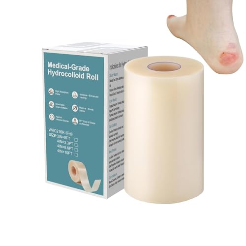 Vendas hidrocoloides, parche impermeable para heridas, hojas de corte flexibles, protección de la piel, vendajes hidrocoloides para cortes de cicatrices, cara, dedo, talón, pie, viajes, natación