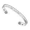 Btysun bracelets for women mothers day bracelet gifts from daughter inspirational gifts for women graduation gifts for her motivational birthday cuff bangle friendship personalized mantra jewelry  urban country home decor