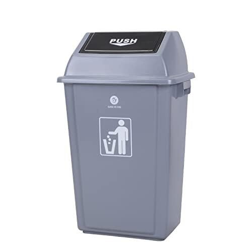 Poubelle rectangulaire d'extérieur étanche pour terrasse et jardin