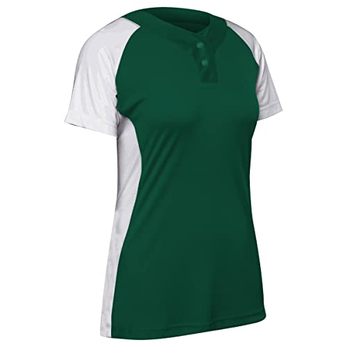 Maillot de softball fille respirant Champro à manches raglan souples