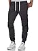 Produktbild Amaci&Sons Herren Stretch Jogger Basic Chino Jeans Hose Cargo 7002 Anthrazit W32