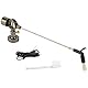 Hudson Hi-Fi Schallplattenreiniger Antistatische Bürste - Schallplattenreinigung Arm Bürste Reiniger Antistatische LP Reinigungsbürste - Plattenspieler Reinigung Schallplattenbürste transparent