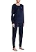 Produktbild Schiesser Damen Frottee Anzug Lang Pyjamaset, dunkelblau, 40