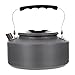 BESPORTBLE Camping Kettle Camp Tea Café Cafetera Aluminio Engranaje Portátil Tetera Cafetera Olla Agua Hervidor de Agua para Excursionismo Aire Libre Picnic 1. 1L