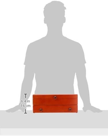 Miniatura 3 de Reed & Barton 44M caja Bristol organizadora de cubiertos, color caobacafé., Not Applicable