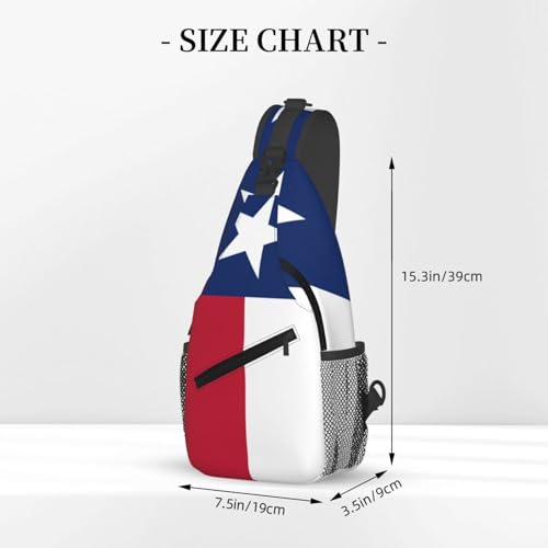 Flag of Texas Crossbody Bags For Women Men Chest Backpack Gym Shoulder Bag Travel Outdoor Sports Casual Crossbody Bags3