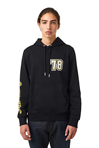 Diesel Sweat Homme Noir A03369-9XX : Sweat-shirt tendance pour un style décontracté chic