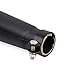 Sporacingrts Stainless Steel Motorcycle Exhaust Muffler Silencer Pipe Inlet 1.46 1.54 1.65 1.77Inch Motorcycle Exhaust with Moveable DB Killer for Dirt Bike Street Bike Scooter(Black)