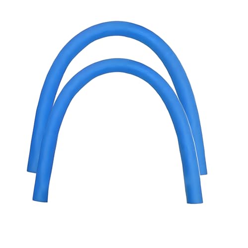 2 Pack Adult Pool Noodles - Colorful Foam Float Sticks for Swimming - 59.1' x2.3 in (Blue)