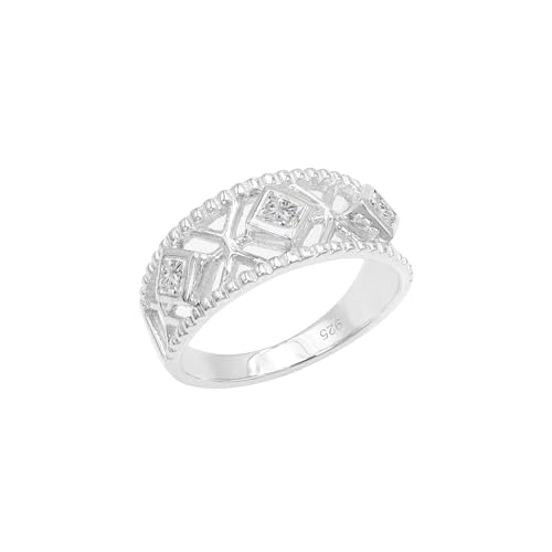 Bague diamant moissanite pour homme en argent 925 et or jaune 18k fait main