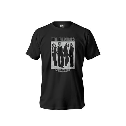 Camiseta para hombre The Beatles – Licencia oficial, blanco, S