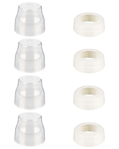 Image of 4 Pack Baby Bottle Ring Collars and Cap for Avent Anti-Colic Baby Bottle