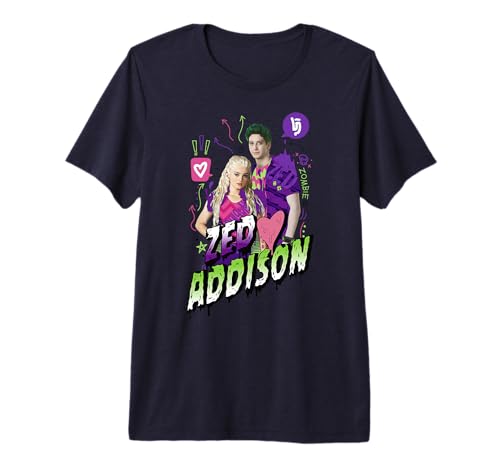 T-shirt Disney Zombies Zed et Addison vêtement pop culture ado