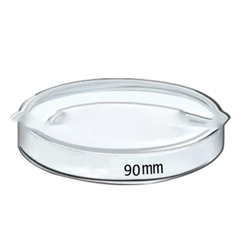Boîtes de culture en verre borosilicaté fournitures laboratoire 90mm