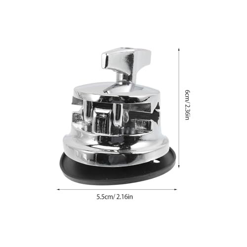 Base metálica para montaje de patas de tambor 2pcs miniatura 2