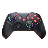 Switch2 コントローラー、ワイヤレス、1000mAh大容量バッテリー、ジャイロセンサー搭載、4段階HD振動、背面ボタン付き、Switch/Android/iOS/PC対応