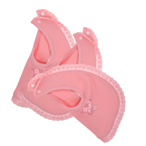 Toyvian 3 Piezas De Baberos Para Bebé Baberos De Encaje Para Recién Nacidos Artículos Imprescindibles Para Bebé Unisex Paños Para Eructar