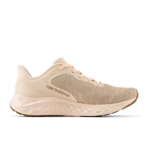 New Balance Women's Fresh Foam Arishi V4 Running Shoe, Vintage Rose/Flat Taupe, 114