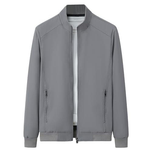 Veste en laine coupe-vent homme blouson d'hiver avec doublure zippée