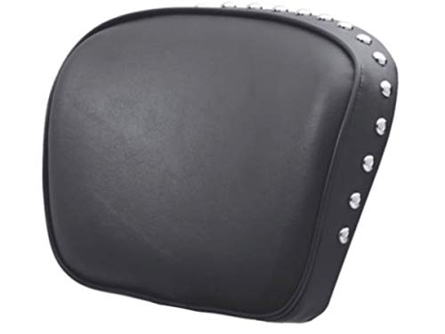 Heritage Classic Style Stud Studded Low Bucket Rear Passenger Backrest Pad For Harley Davidson Softail Fat Boy Dyna Street Bob Sportster Iron 883 Sissy Bar Pads Back Rest Sissybar Upright Ref 52348-97 #TOP5