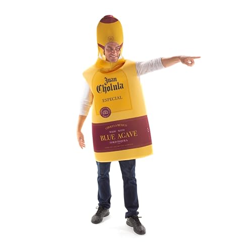 Top Shelf Bottle Costume - Slip On Halloween Costume for Women and Men - One Size Fits All - Tequila Bottle Costume