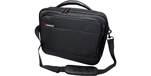 Image of Monolith New Nylon Computer Case with Organiser and Document Pocket PU Trim for 15.4 inch Black Ref 2341