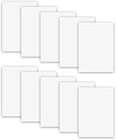 Vista 2 de MR.R 10 piezas de 8 x 12 pulgadas, tablero de metal de aluminio brillante blanco puro para fotos, letrero de aluminio en blanco para sublimación