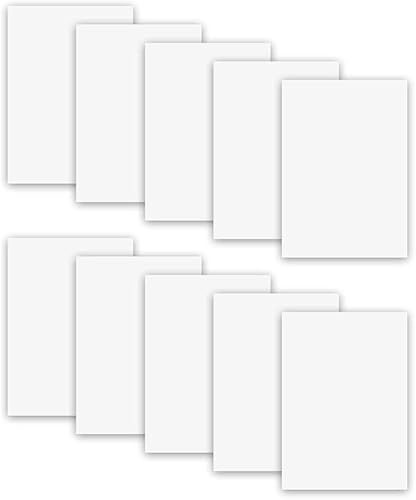 Miniatura 2 de MR.R 10 piezas de 8 x 12 pulgadas, tablero de metal de aluminio brillante blanco puro para fotos, letrero de aluminio en blanco para sublimación,