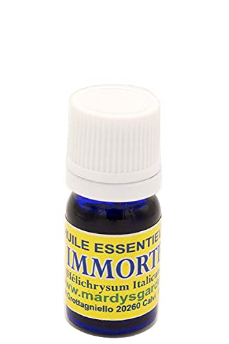 Aceite Esencial SIEMPREVIVA AMARILLA 5ml - BIO/ORGÁNICO - Helichrysum Italicum - De Córcega - 100% puro y natural Cover