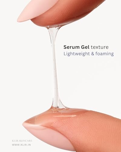 Image of Klir BrighUp 5% AHA BHA Serum Exfoliating Body Wash 200ml | For Body Acne, Strawberry Skin, De-Tan | Infused with Lactic Acid, Salicylic Acid, Glycolic Acid, Niacinamide | Non-Drying, Paraben Free