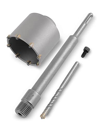 BINOTA Scie Cloche à Béton 68 mm avec Tige SDS Plus 220 mm Pour Ciment, Brique, Pierre, Mur, Béton Autonivelant