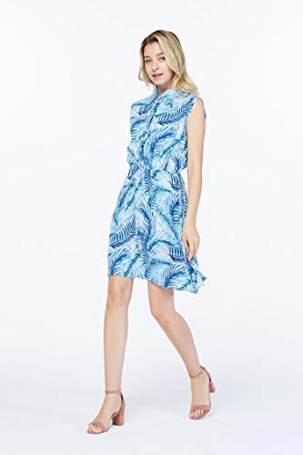 Image of Hawaii Hangover Family Matching Hawaiian Clothes, Simply Blue Leaves | Family matching Hawaiian outfits, Simply Blue Leaves, lightweight rayon, machine washable, tropical leaf print, luaus
