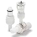 1/4" Flow X 1/4" Hose Barb PPL Nonvalved Nipple (Pack of 10)