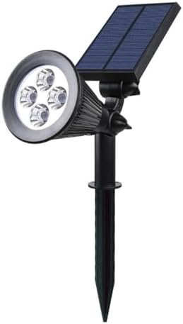 Waterproof Solar Power 16 LED Growing Lamp Light for Outdoor Plant, 12 PCS Red Light+ 4PCS Blue Light Solar Plant Growth Light, Height Adjustable for Courtyards, Balconies, Gardens