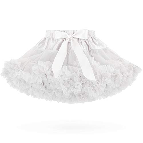 Toddler Petticoat Girls Tutu Skirt Pettiskirt Fluffy Princess Tulle Skirt Dance Dress White Tutu #TOP6