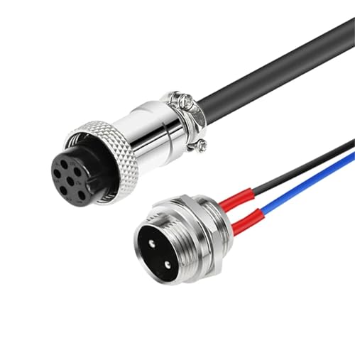 Conector de aviación GX16 con alambre 9 pines 20cm miniatura 4